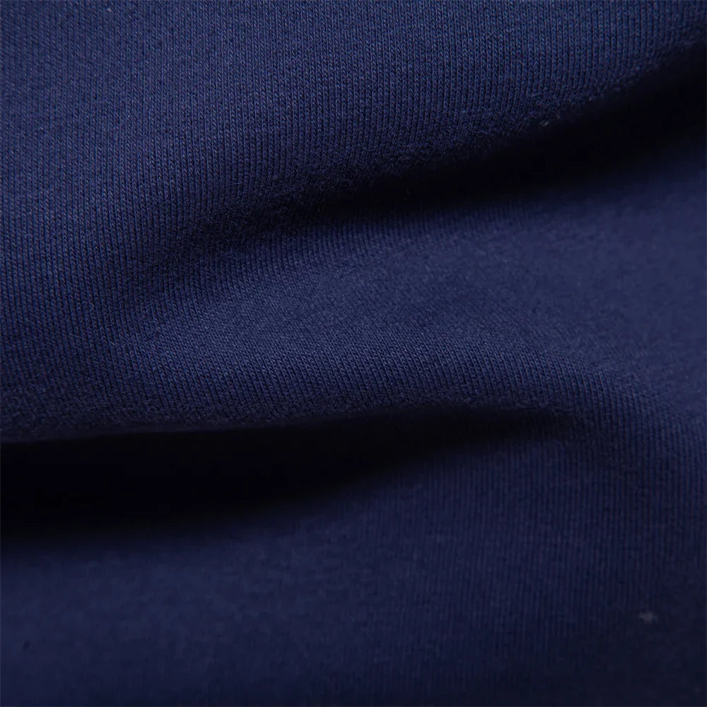 Winter style men's long sleeve rugby shirt, warm pullover, essential for cold days, offers cozy comfort.