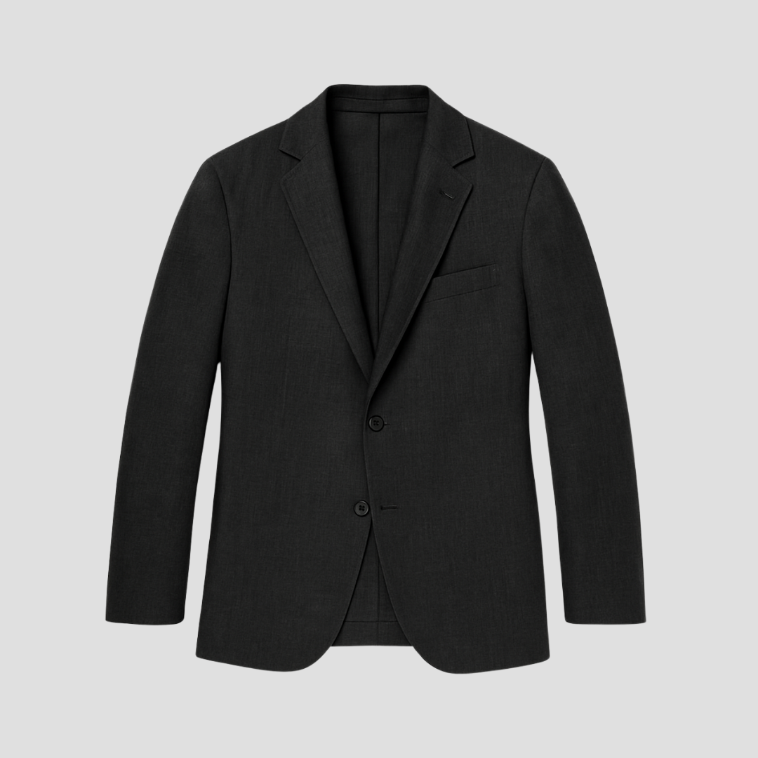 Lightweight men's summer blazer. Versatile jacket for smart-casual men's fashion in warm weather.