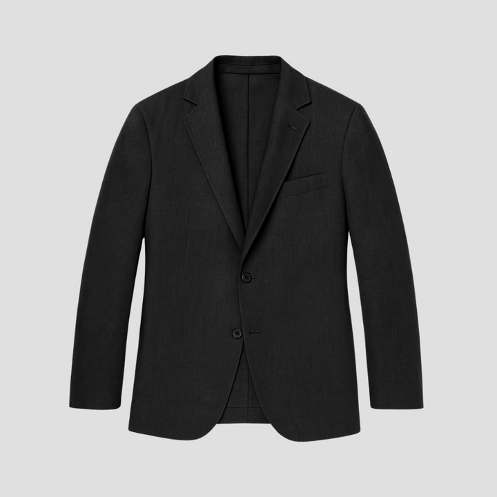Lightweight men's summer blazer. Versatile jacket for smart-casual men's fashion in warm weather.