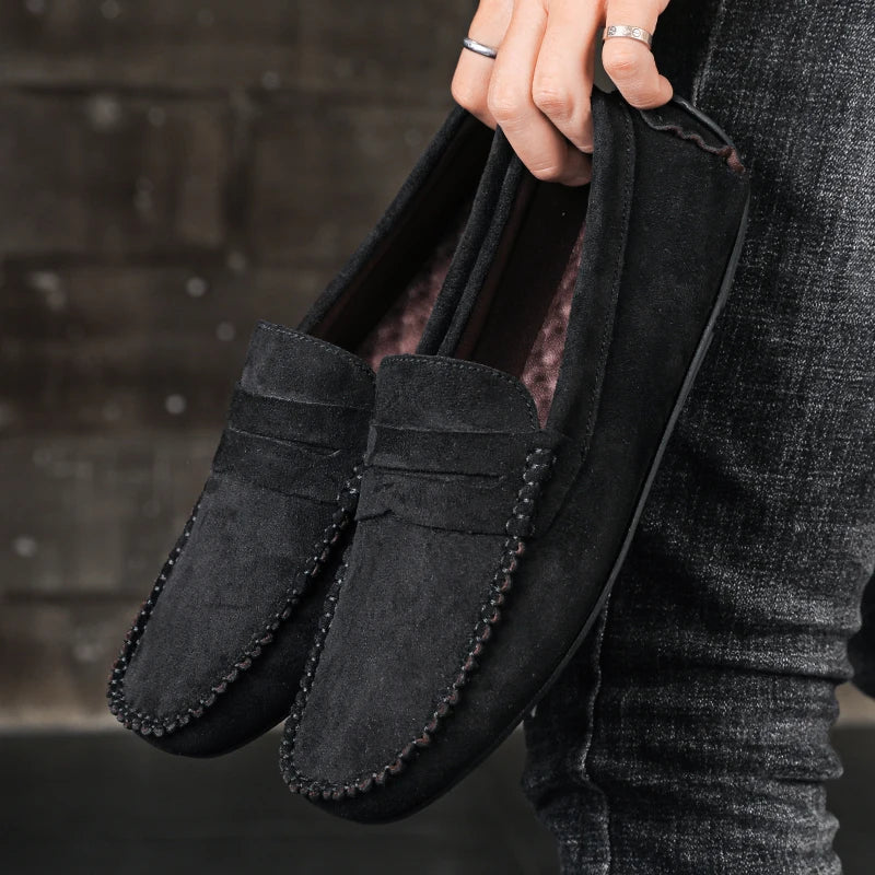 Classic men's Tivoli penny loafers in premium leather, comfortable slip-on dress shoes for modern men's style.