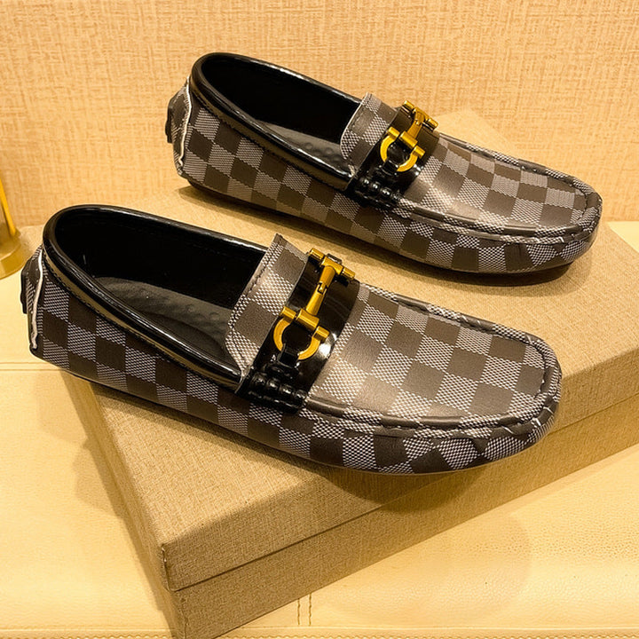 Cushioned comfort men's loafers, perfect slip-on driver shoes for everyday and dress casual style.