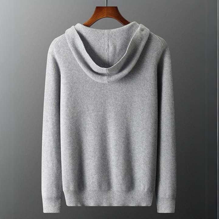 Stylish men's pullover hoodie, ideal for casual wear, winter fashion, or comfortable layering. Soft touch.