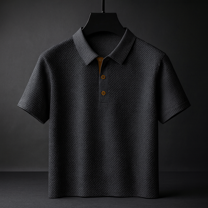 Verona Breeze men's short-sleeve polo, a stylish casual top with cooling stretch for summer fashion.