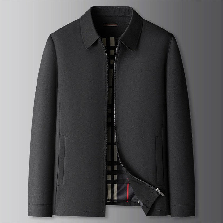 Stylish men's casual jacket with full-zip closure and classic collar. Versatile outerwear for men's fashion.