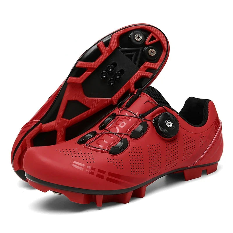 Men's clipless SPD cycling shoes ideal for trail riding, mountain biking, and spin classes.