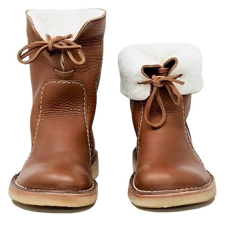Rugged men's winter boots: warm, durable, & waterproof for snow, ice, and all outdoor cold weather activities.