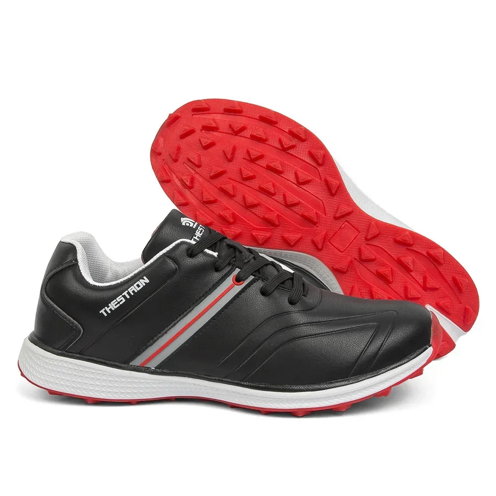Men's athletic golf shoes, providing superior stability & comfort for a powerful swing.