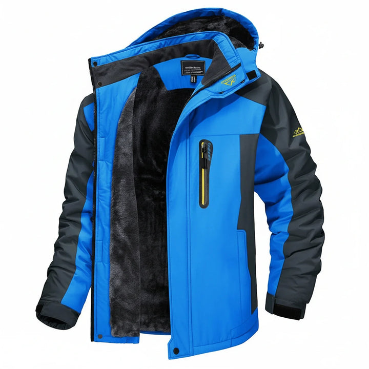 Rugged men's winter jacket for superior cold weather protection & comfortable outdoor wear.