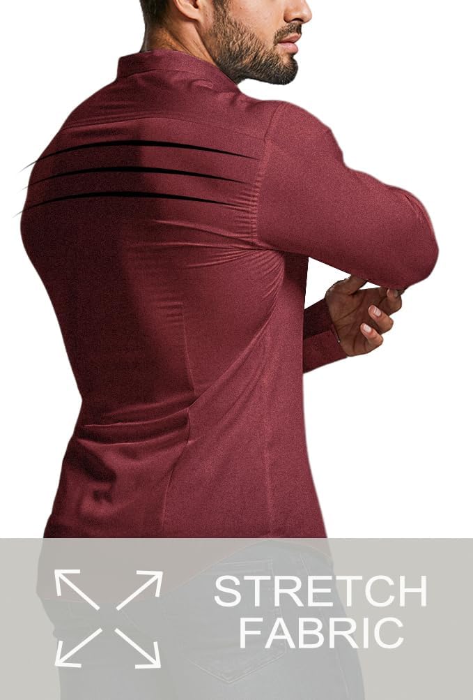 Stylish Wrinkle-Free Men's Shirt, slim fit, versatile for any event.