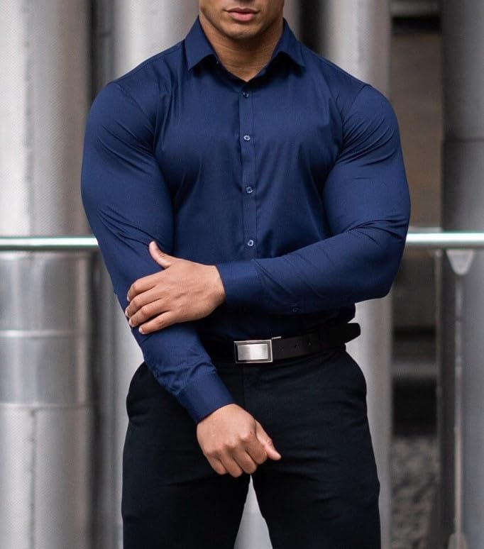 David Wrinkle-Free Slim Fit Dress Shirt, Men's, versatile & durable.