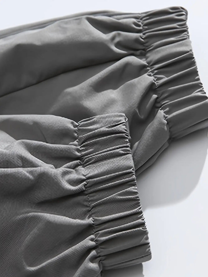 Lightweight men's casual jacket, featuring a zip-front & stand collar. A stylish windbreaker for spring & fall.