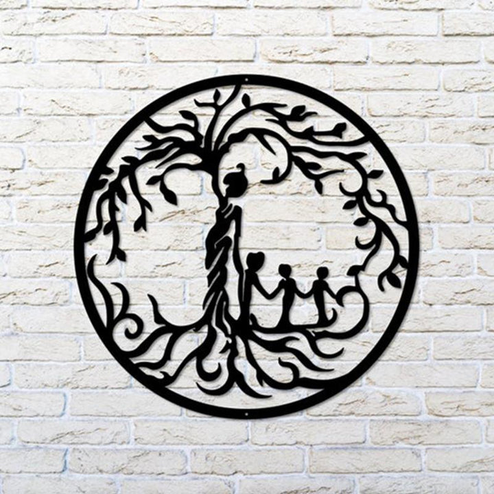 Iron Tree of Life wall art for family, 'love gift' for home decor, suitable for Mother's Day present