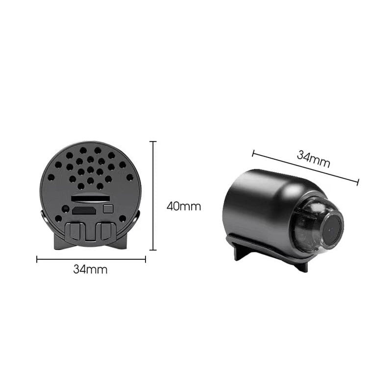 Advanced 1080P HD wireless security camera, compact design with motion detection for home safety.