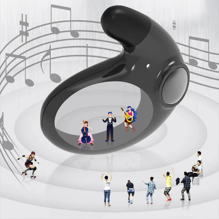 Noise cancelling Bluetooth earbuds, water resistant. Mini wireless headphones delivering crisp, clear audio.