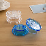 1*Transparent+1*Blue (2pcs)