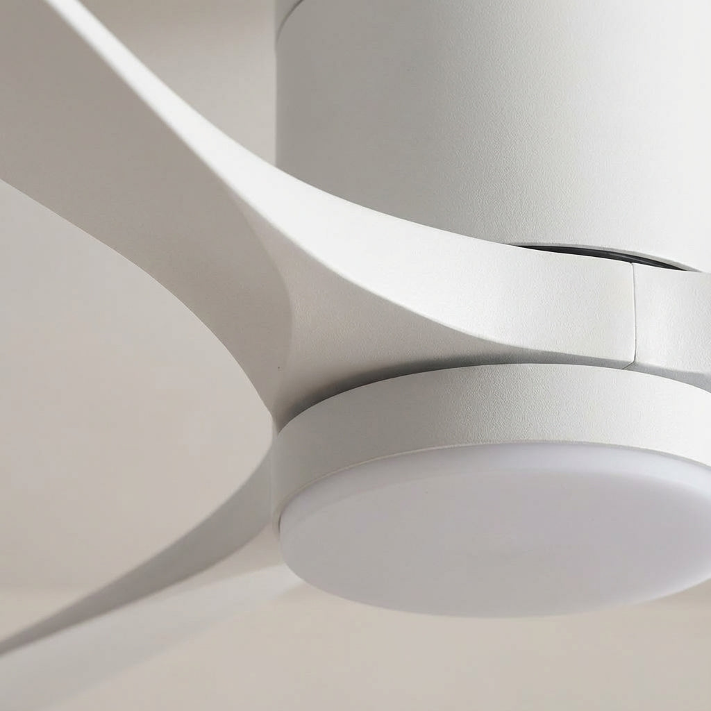 Durable Aerialynx modern ceiling fan. Integrated LED light provides bright home lighting and cool air.