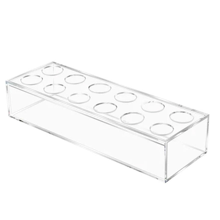 Durable clear acrylic flower vase, an unbreakable alternative for elegant floral displays in busy settings.