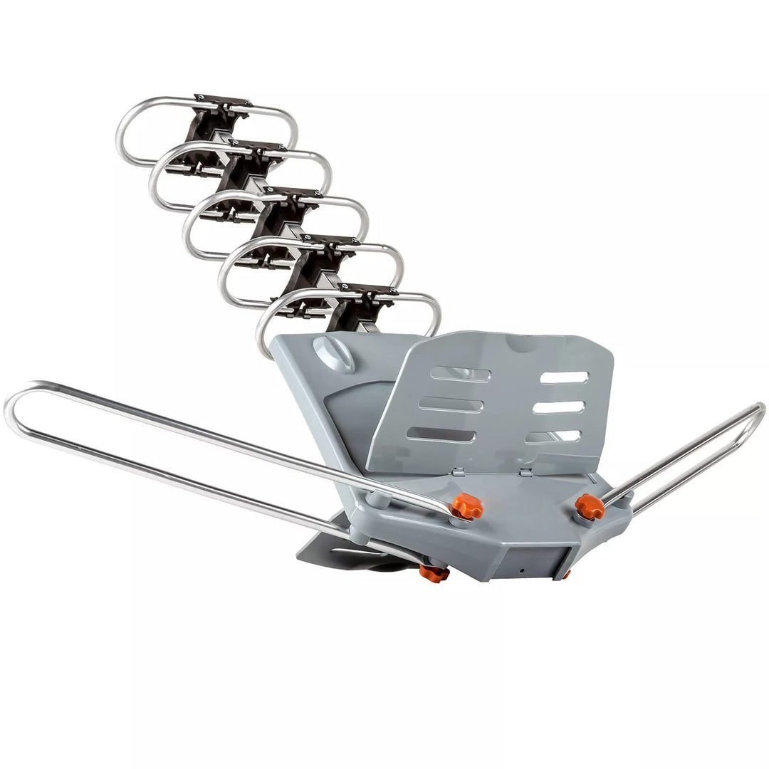 TavvitaImp010 motorized 360° long-range outdoor HD digital TV antenna, weatherproof & remote.