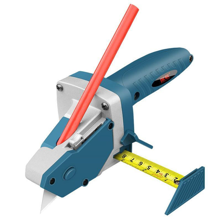 DIY drywall cutter and measuring tool, perfect for home improvement projects and craft work.