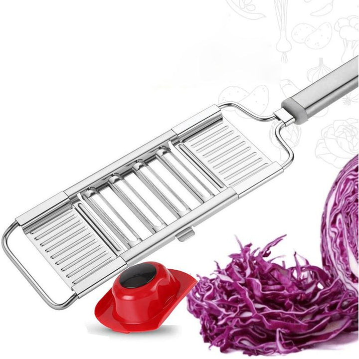 Grater attachment for a multifunctional vegetable slicer, perfect for cheese or vegetables