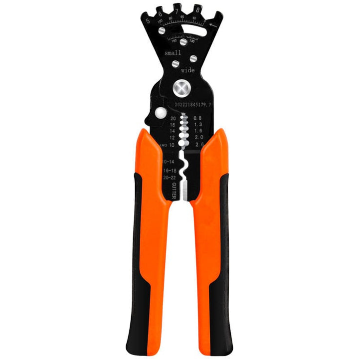 Essential electrical tool: wire stripping pliers with clear wire gauge markings.