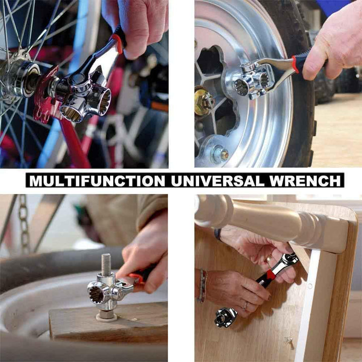 Ergonomic 48-in-1 multipurpose wrench, designed for comfortable and effective repair work