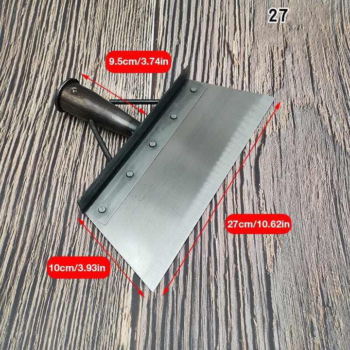 Stainless steel weed remover, heavy-duty scraper for efficient home and garden cleaning