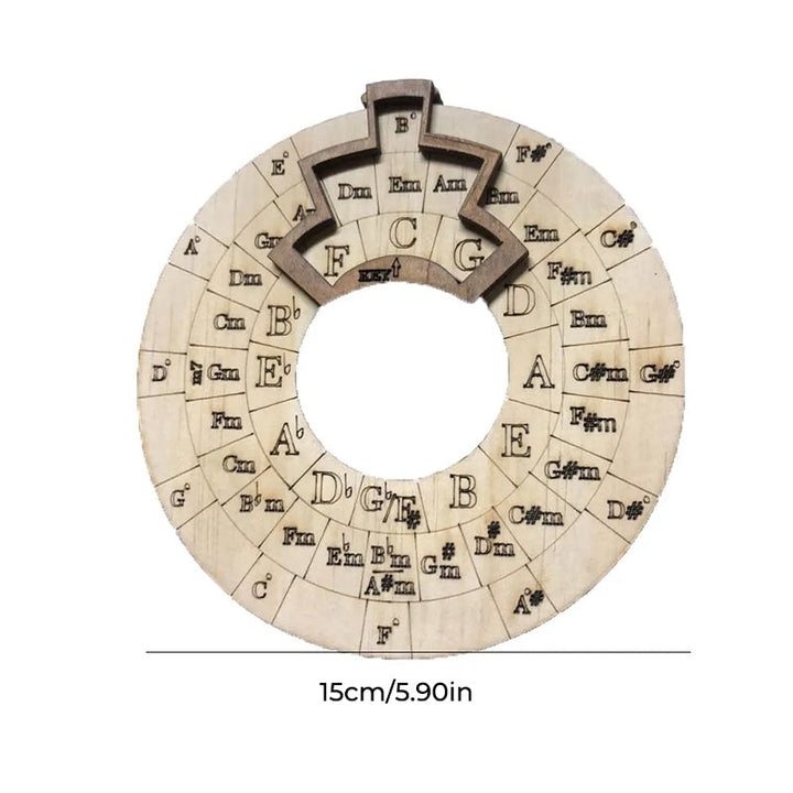 Portable Wooden Melody & Chord Tool, ideal for on-the-go music practice and theory learning.