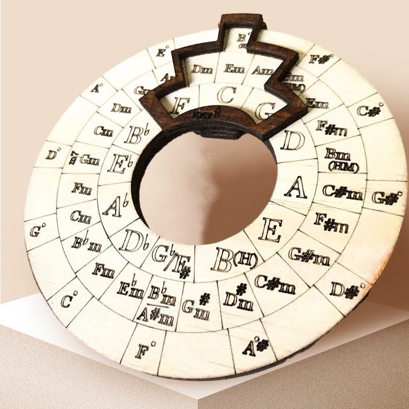 A thoughtful Musician Gift: Wooden Melody & Chord Tool for aspiring composers and students.