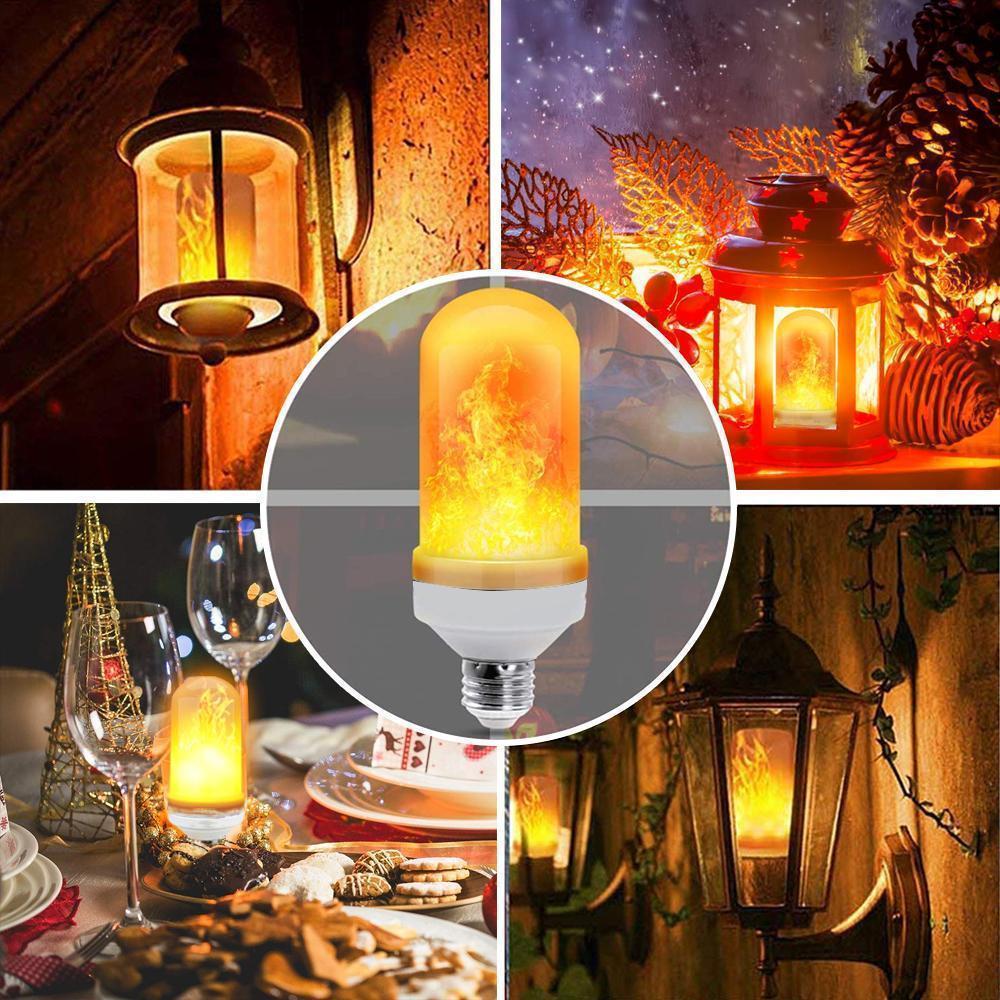 Home lighting E27 LED flame bulb with gravity sensor, offering a unique and ambient glow