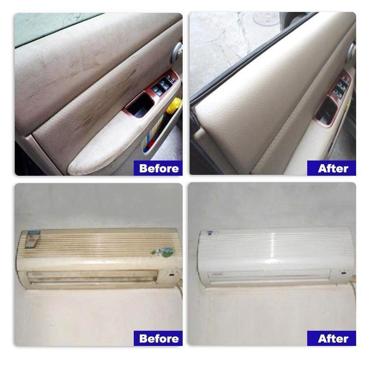 Multi-surface cleaning spray, natural and lemon-scented, for effective home and car polishing