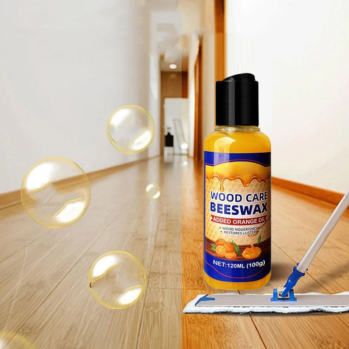 Natural Wood Furniture Polish & Restorer with beeswax for a brilliant finish on wooden surfaces