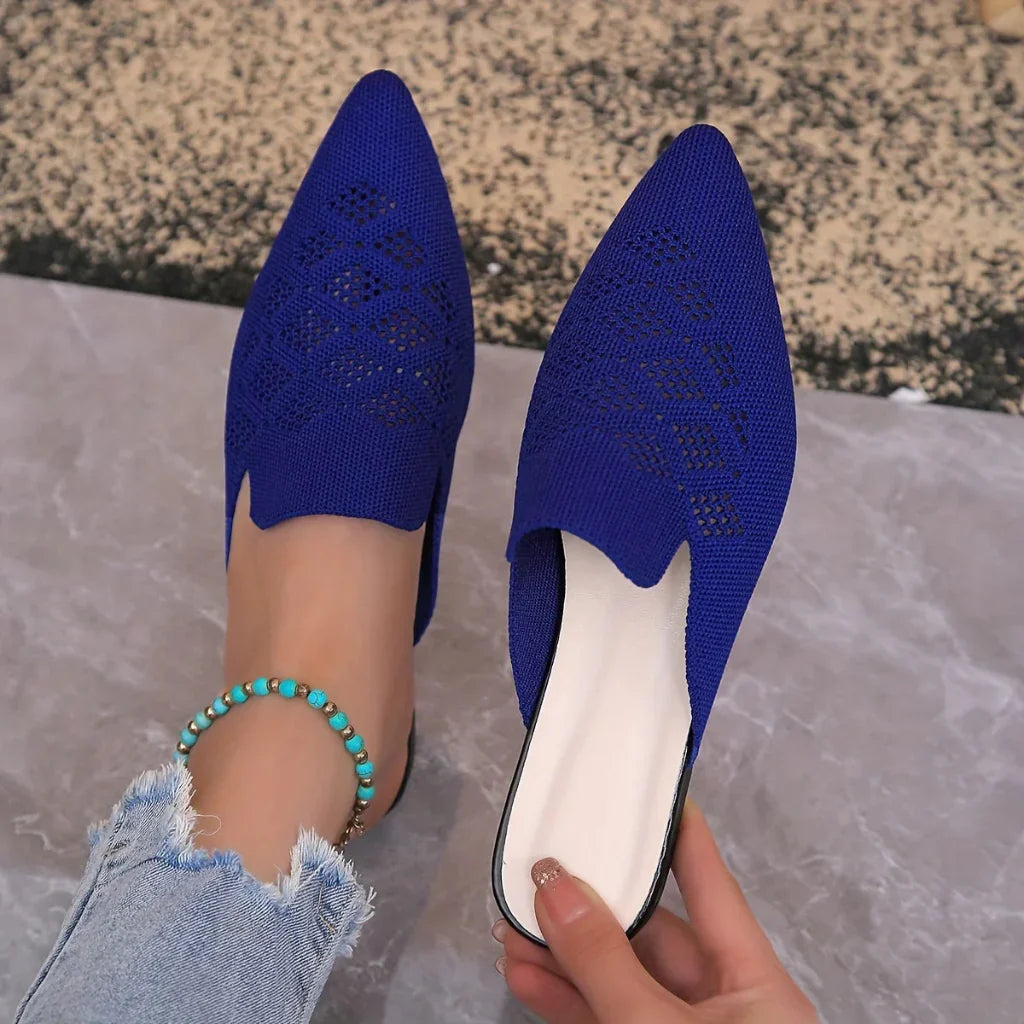 Versatile Nina women's flat mules, comfortable slip-on sandals, essential summer footwear for relaxed everyday style.