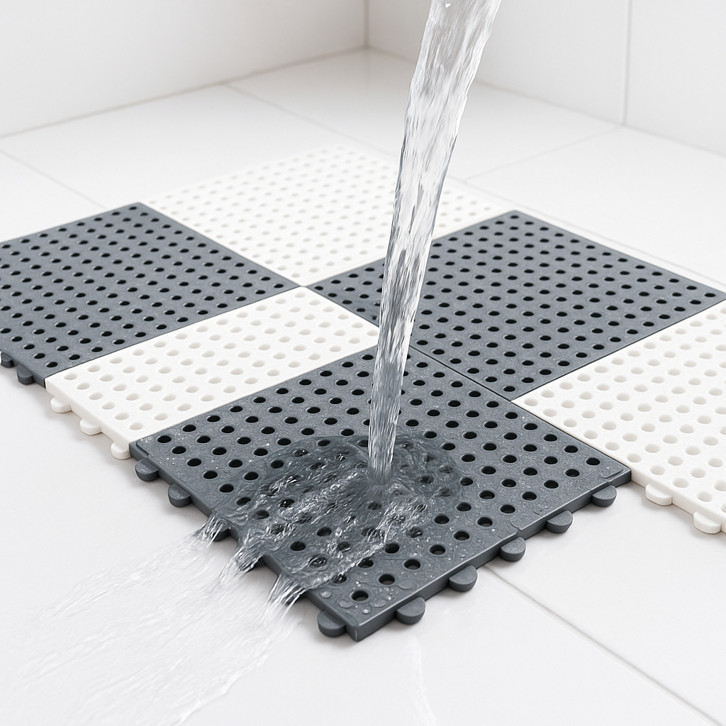 Complete non-slip shower mat set for superior floor safety. Ideal wet area mat for modern bathrooms.