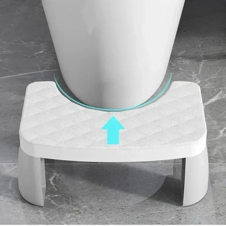 Essential non-slip toilet squat stool for optimal bathroom comfort, natural posture aid & hygienic use. Ergonomic.