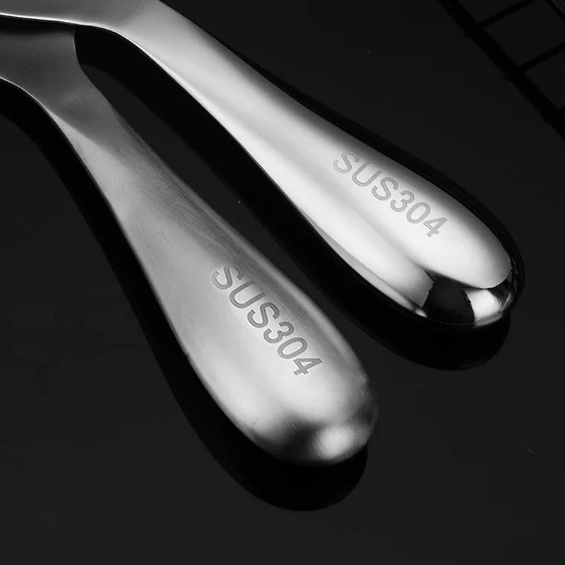 Non-stick stainless steel rice serving spoon, shiny finish, perfect for kitchen cooking and serving