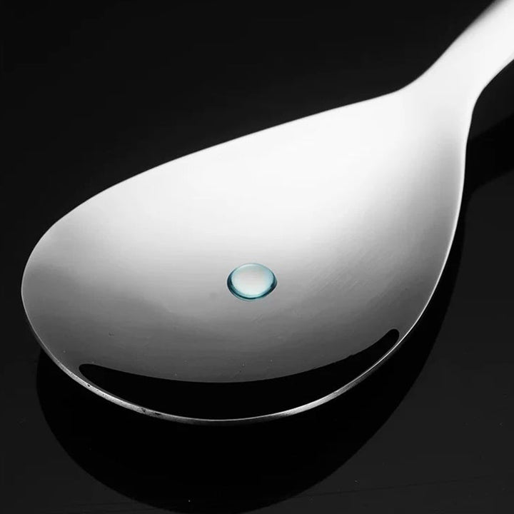 Modern non-stick stainless steel rice serving spoon, great for any kitchen and home goods