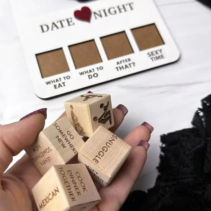 Gift-ready Date Idea Decision Dice Set, an exciting surprise for couples