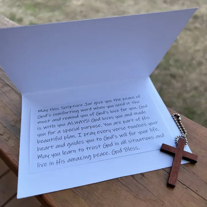 Gift set featuring inspirational Bible verses, ideal for Christian living and emotional well-being.
