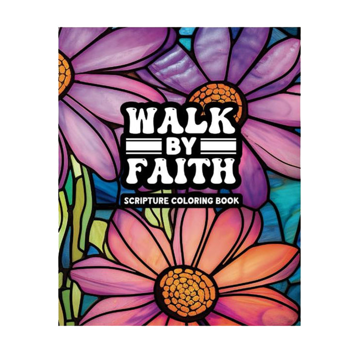 Focused shot of a hand coloring a complex design in an inspiring Christian adult coloring book.