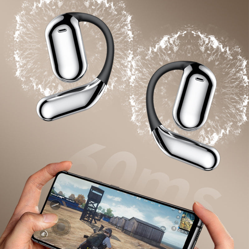 Universal open ear headphones and smart charging case, delivering premium sound without blocking ears.