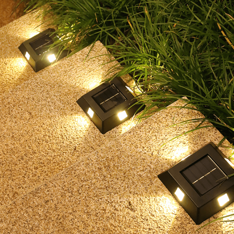 Versatile outdoor solar wall light, perfect for gardens, patios, and pathway lighting needs