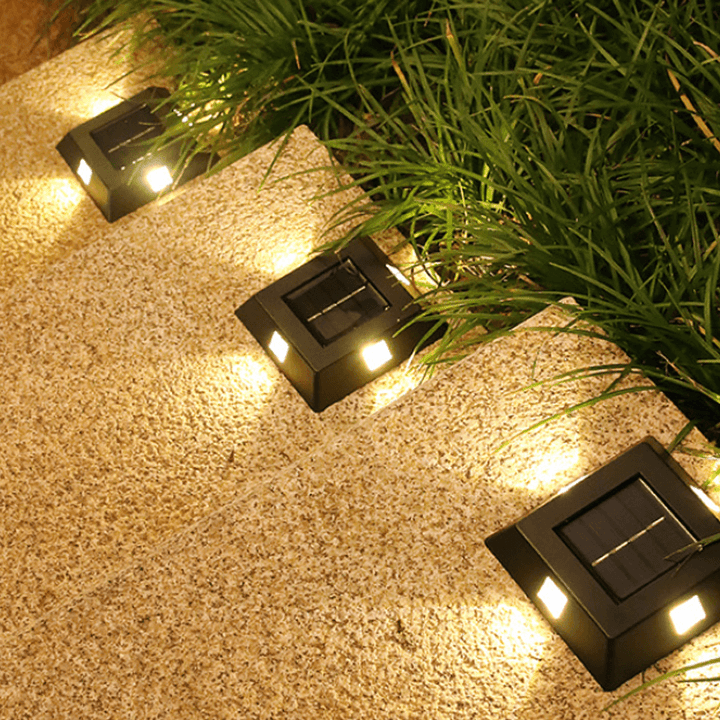 Versatile outdoor solar wall light, perfect for gardens, patios, and pathway lighting needs