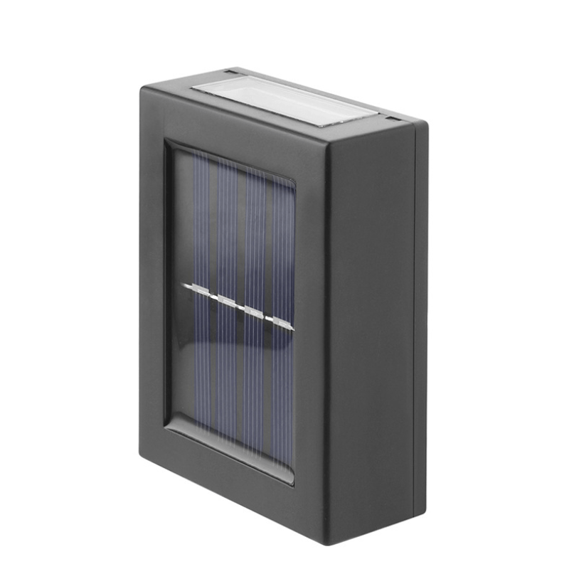 Modern outdoor solar wall lamp, designed for reliable and waterproof garden lighting