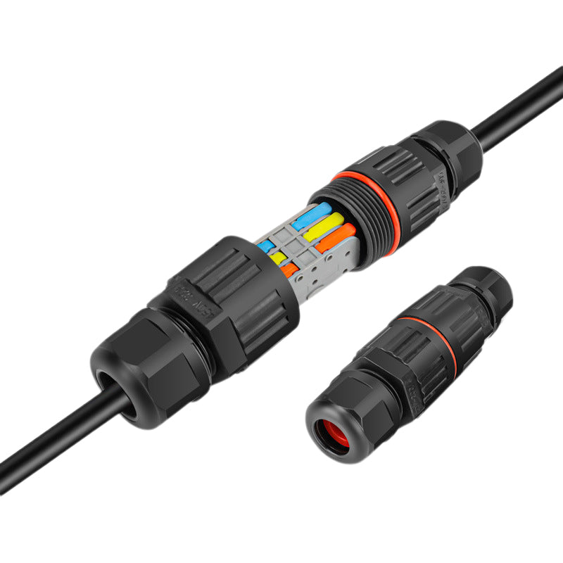 Electrical connector for outdoor use, ensuring long-lasting and safe power connections.