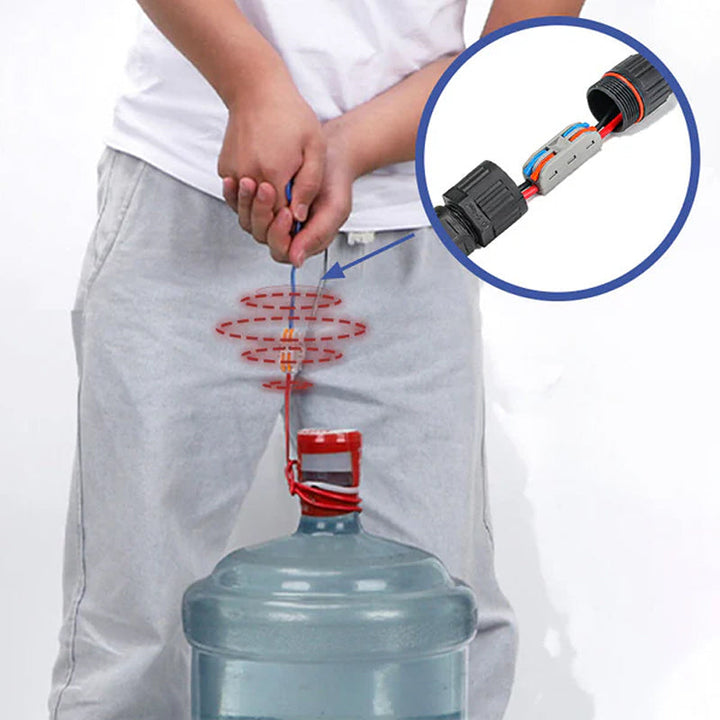 Durable outdoor electrical wire terminal for reliable connections in harsh weather conditions.