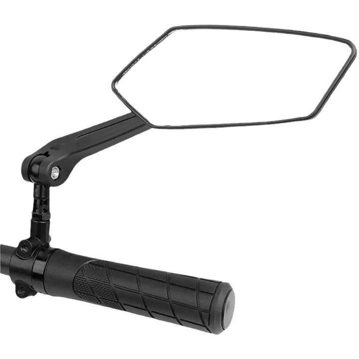 Handlebar accessory: 2-pack bicycle mirrors, 360° adjustable for clear rear view and improved bike safety.