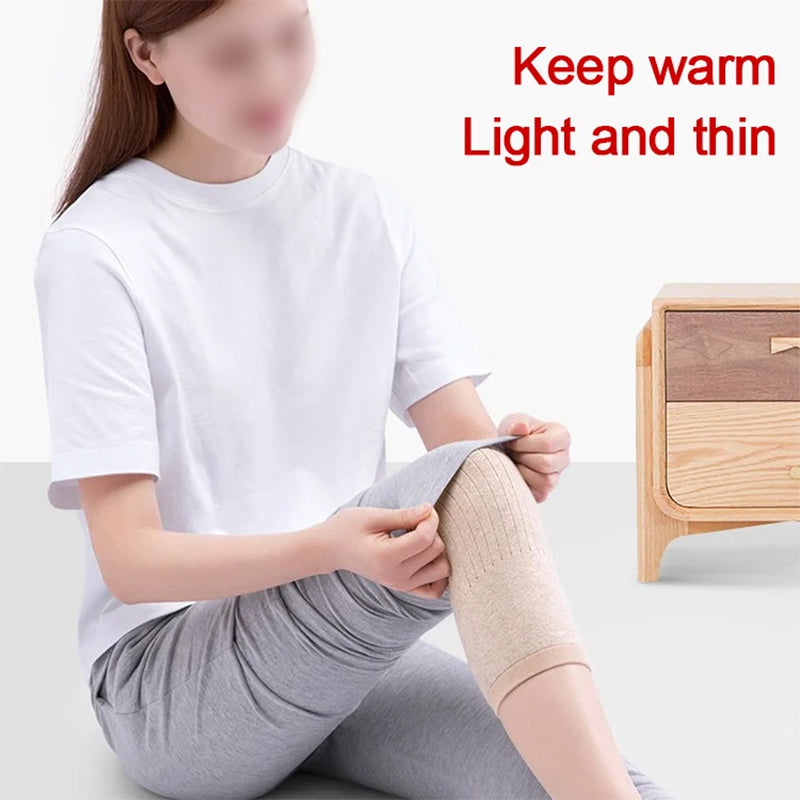 Ergonomic design of thermal cashmere knee warmers for optimal joint support and warmth