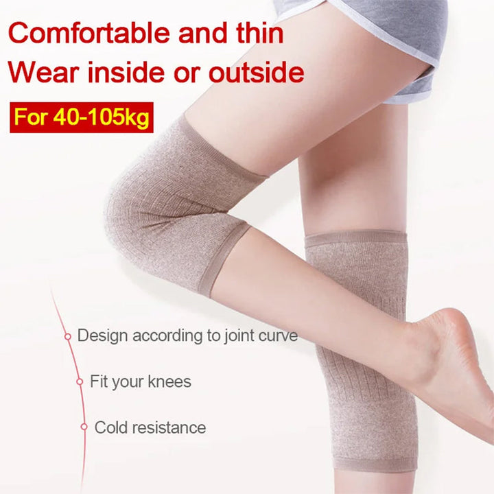 Health-focused cashmere knee warmers for joint pain relief, a must-have for winter comfort