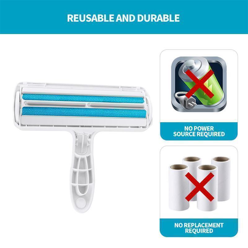 Reusable Pet Hair Lint Remover Roller, essential pet supply for a fur-free home